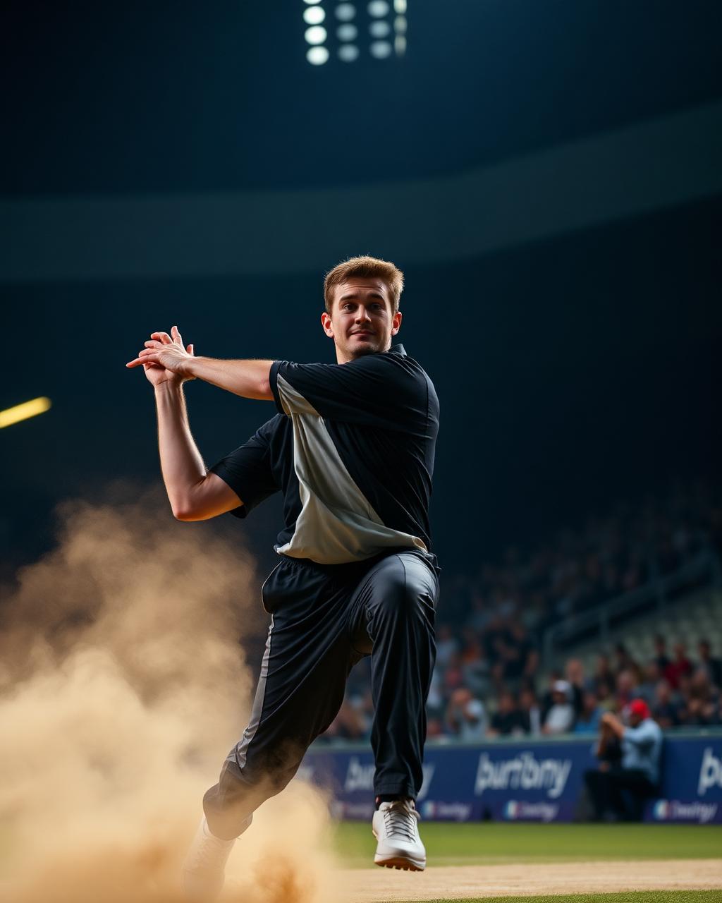 Bowler in action